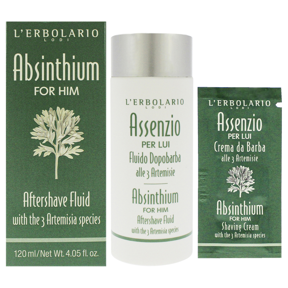 Absinthium After Shave Fluid by LErbolario for Men - 4.05 oz After Shave